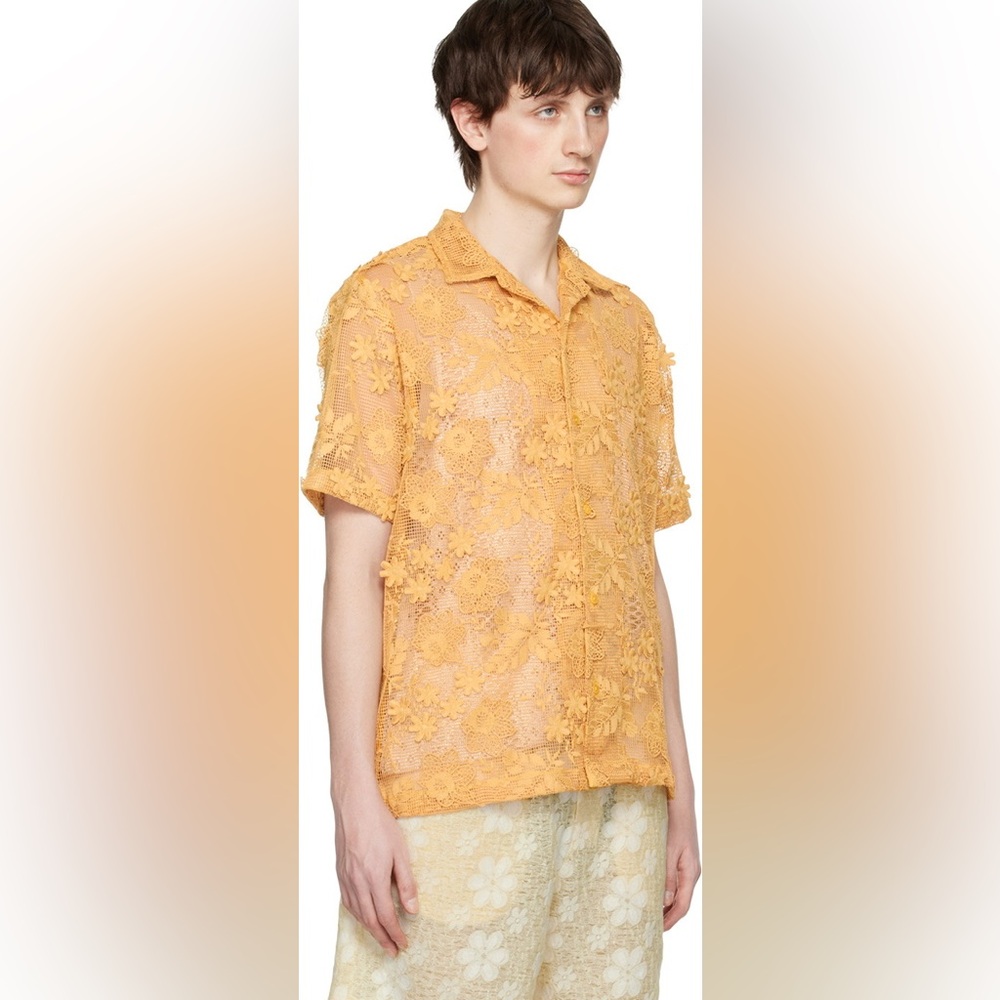 CMMN SWDN Ochre Duane Shirt - Picture 7 of 8